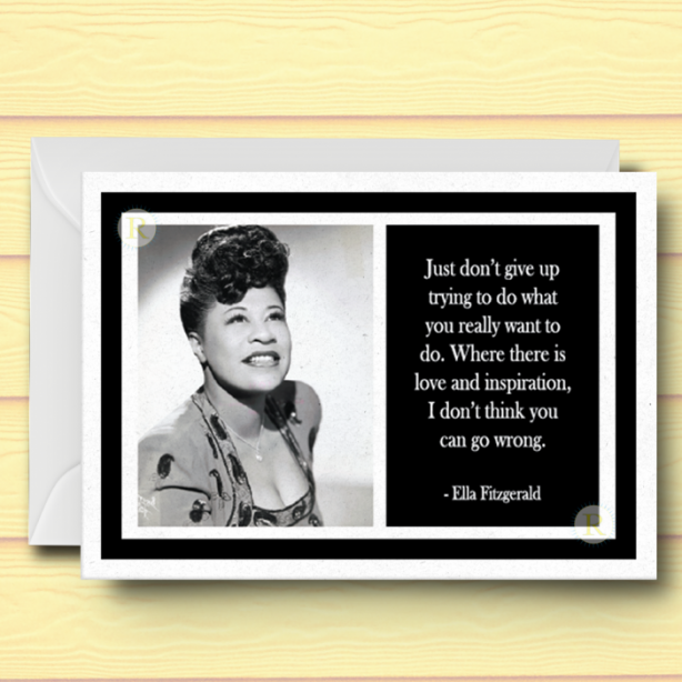 Ella Fitzgerald Card